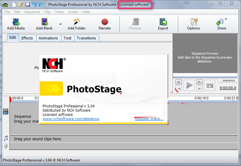 photostage slideshow producer registration code